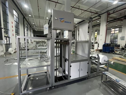 Aluminum Foil Partitioned Glass Fiber HEPA Filter Paper Auto Folding Production Line