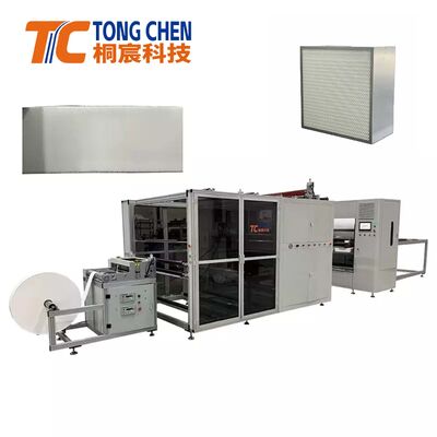 High Temperature No Partition Fiberglass Folding Paper Production Line 300mm Folding Height