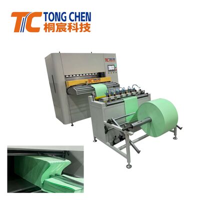 300mm Pleat Height Fully Automatic Servo Motor Pleating Production Line for Filter Paper Folding