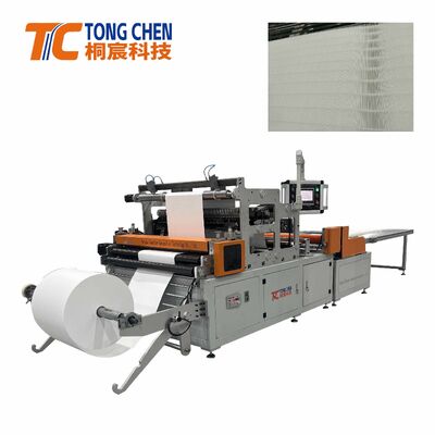Fully Automatic HEPA Mini Filter Pleating and Gluing Production Line 300mm Folding Height