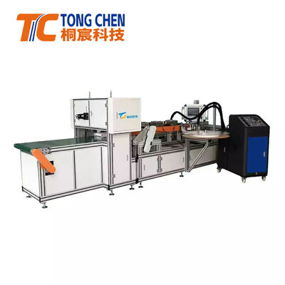 Fully Automatic Continuous Pneumatic Edge-Gluing Machine for Filter Element Production
