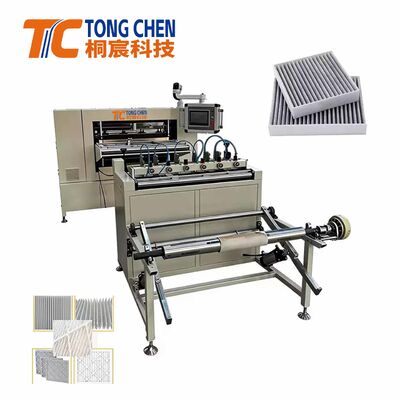 Full-auto Blade Filter Paper Folding Production Line High-Precision Knife-tape Pleating Machine