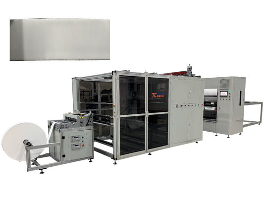 300mm Folding Height Full-auto High Temperature No Partition Fiberglass Folding Paper Production Line