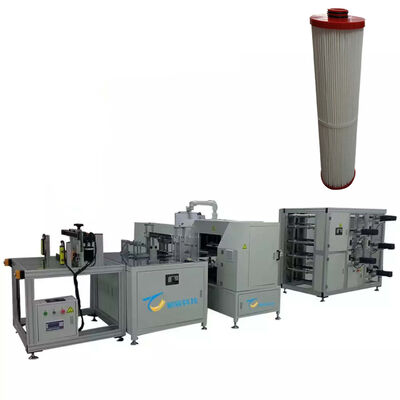 Auto-Feeding Multi-layer Material Pleating Production Line for Industrial Filter Elements
