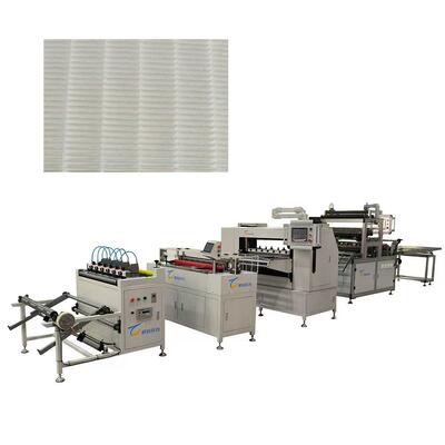 Fully Automatic Servo Driven Pleating Filter Production Line High Efficiency Pleating Gluing System