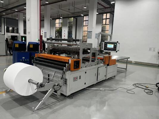 300mm Pleating Height Fiberglass HEPA Mini Filter Pleating and Gluing Fully Automatic Production Line
