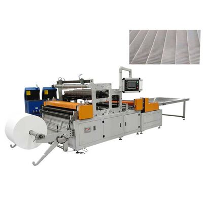 300mm Pleating Height Fiberglass HEPA Mini Filter Pleating and Gluing Fully Automatic Production Line