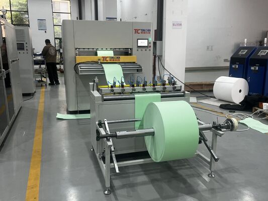 300mm Pleating Height Fully Automatic Servo Motor HEPA Filter Paper Precision Pleating Production Line